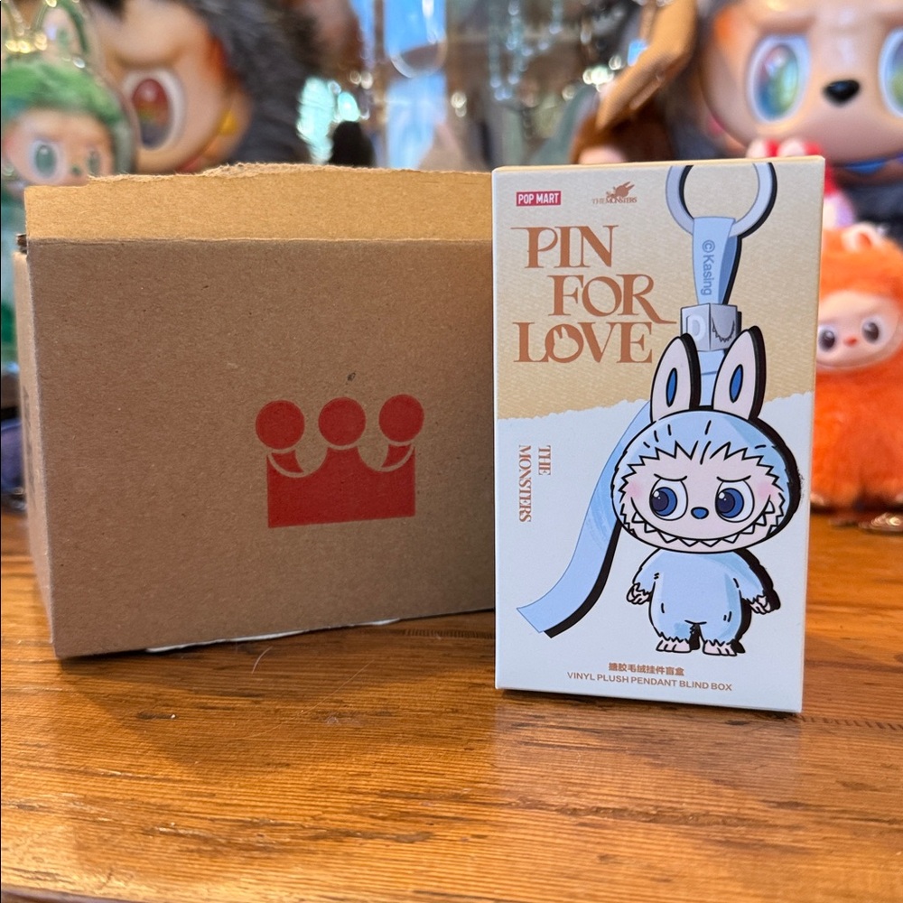 Pop Mart Pin For Love Labubu confirmed letter F